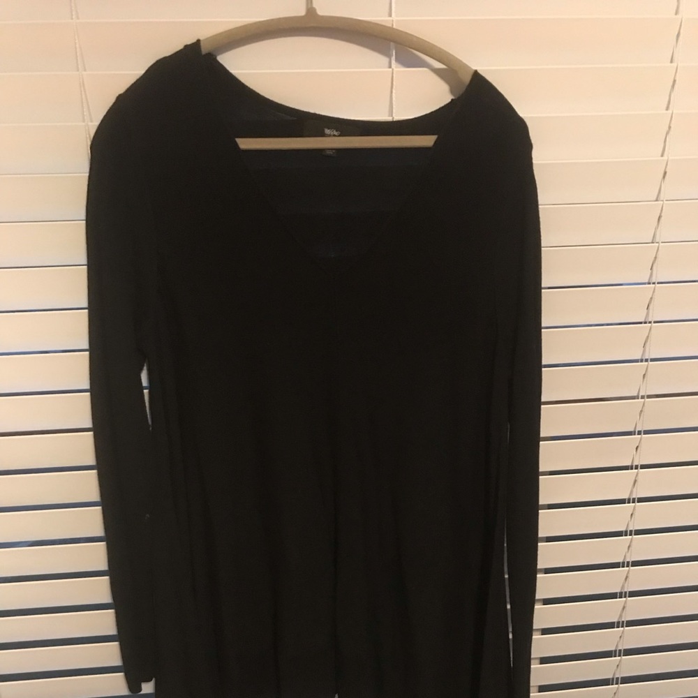 Black sweater tunic